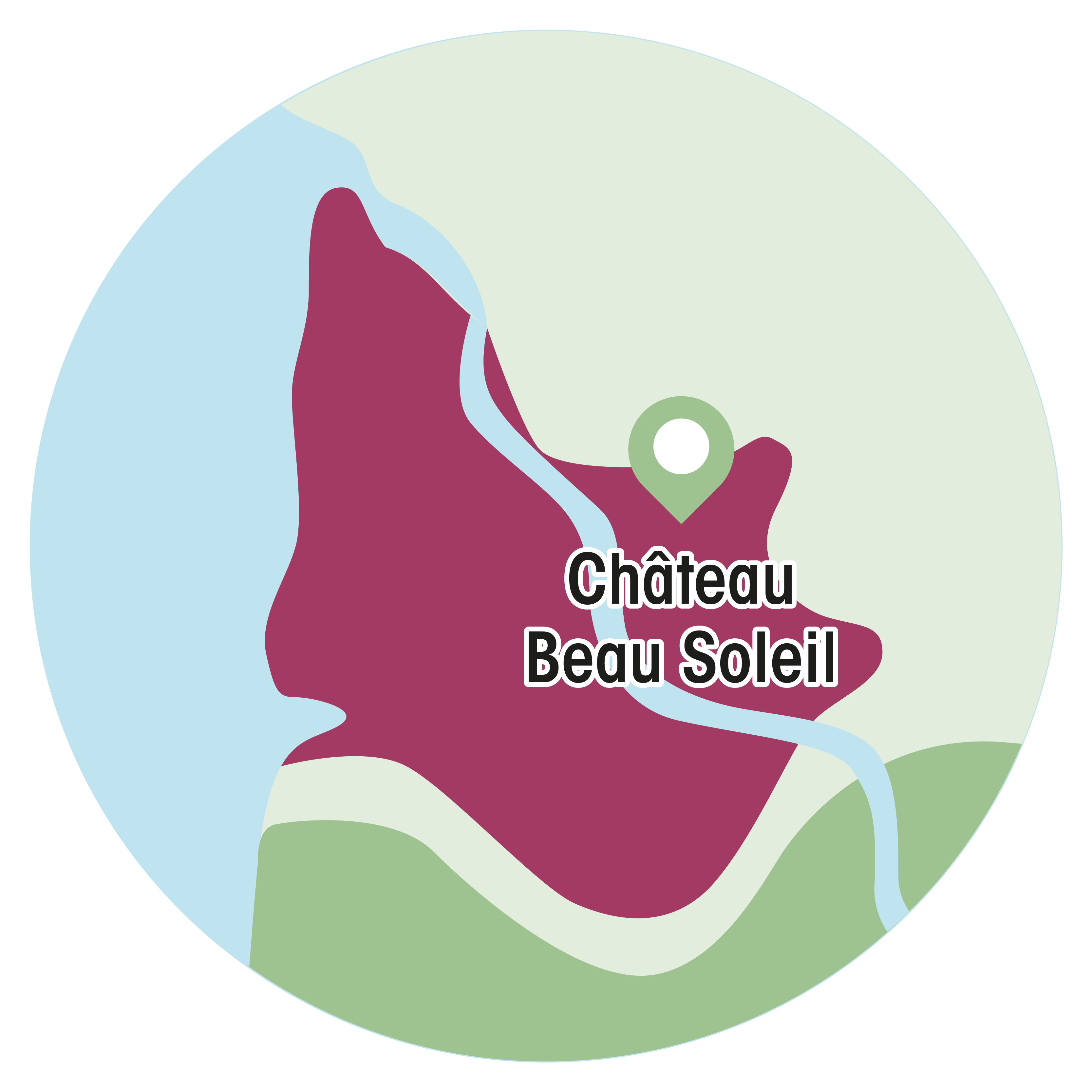 LOCALISATION CHÂTEAU BEAU SOLEIL